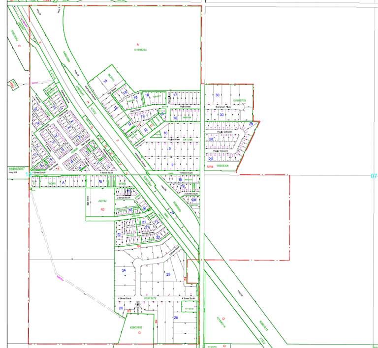 Map of Turtleford by Information Services Corporation